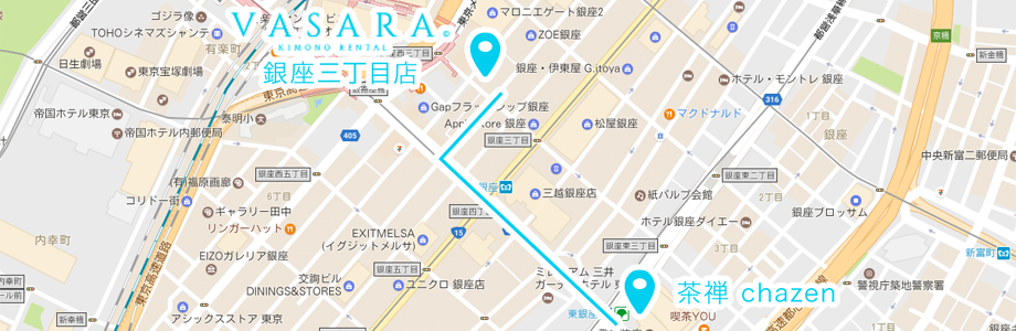 銀座三丁目店 マップ